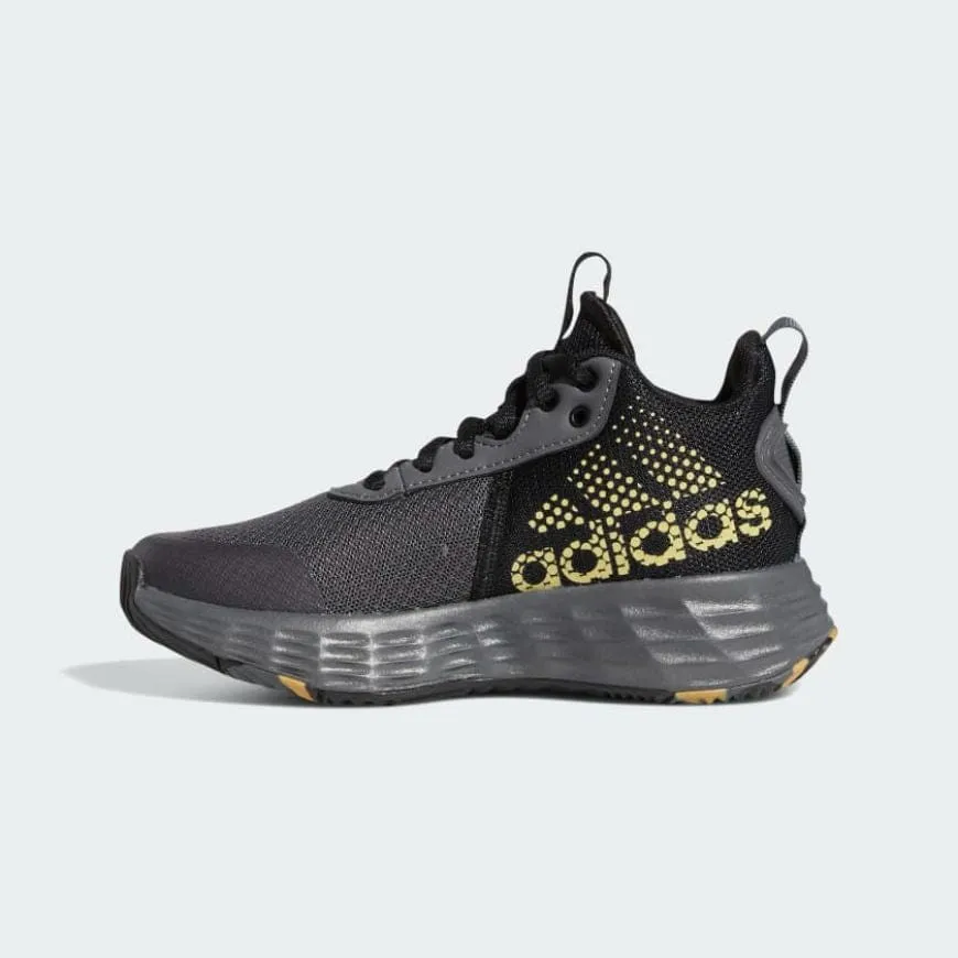 Adidas Ownthegame 2.0 Boys Basketball Shoes Grey/Black/Gold