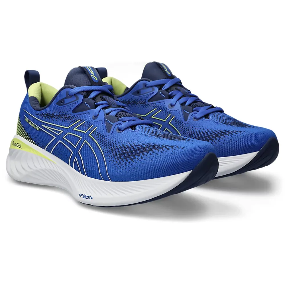 ASICS GEL-CUMULUS 25 (M) - ILLUSION BLUE/ GLOW YELLOW RUNNING SHOES