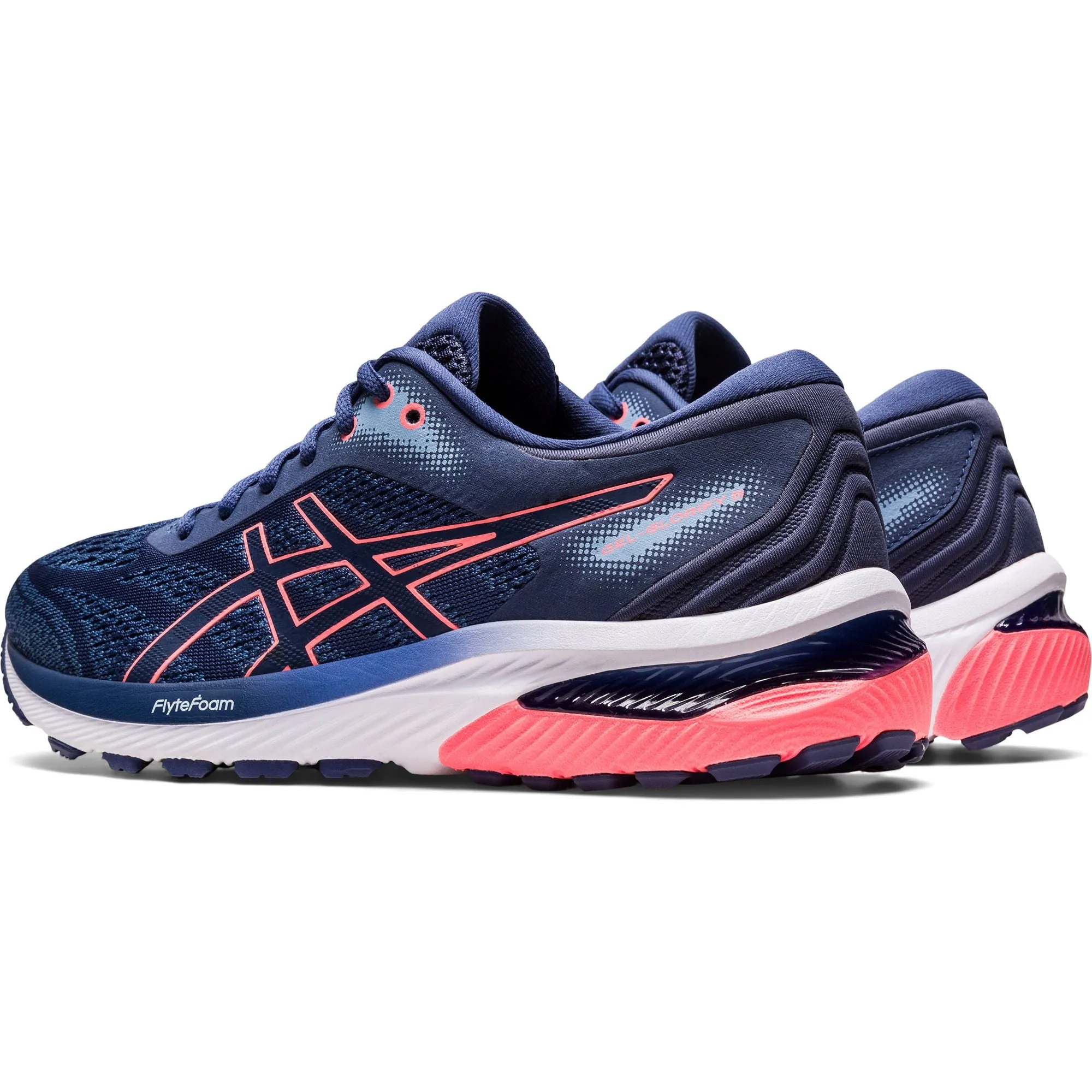 Asics Gel Glorify 5 Womens Running Shoes - Blue