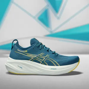 ASICS GEL NIMBUS 26 MEN'S (EVENING TEAL/ LIGHT MUSTARD) RUNNING SHOES