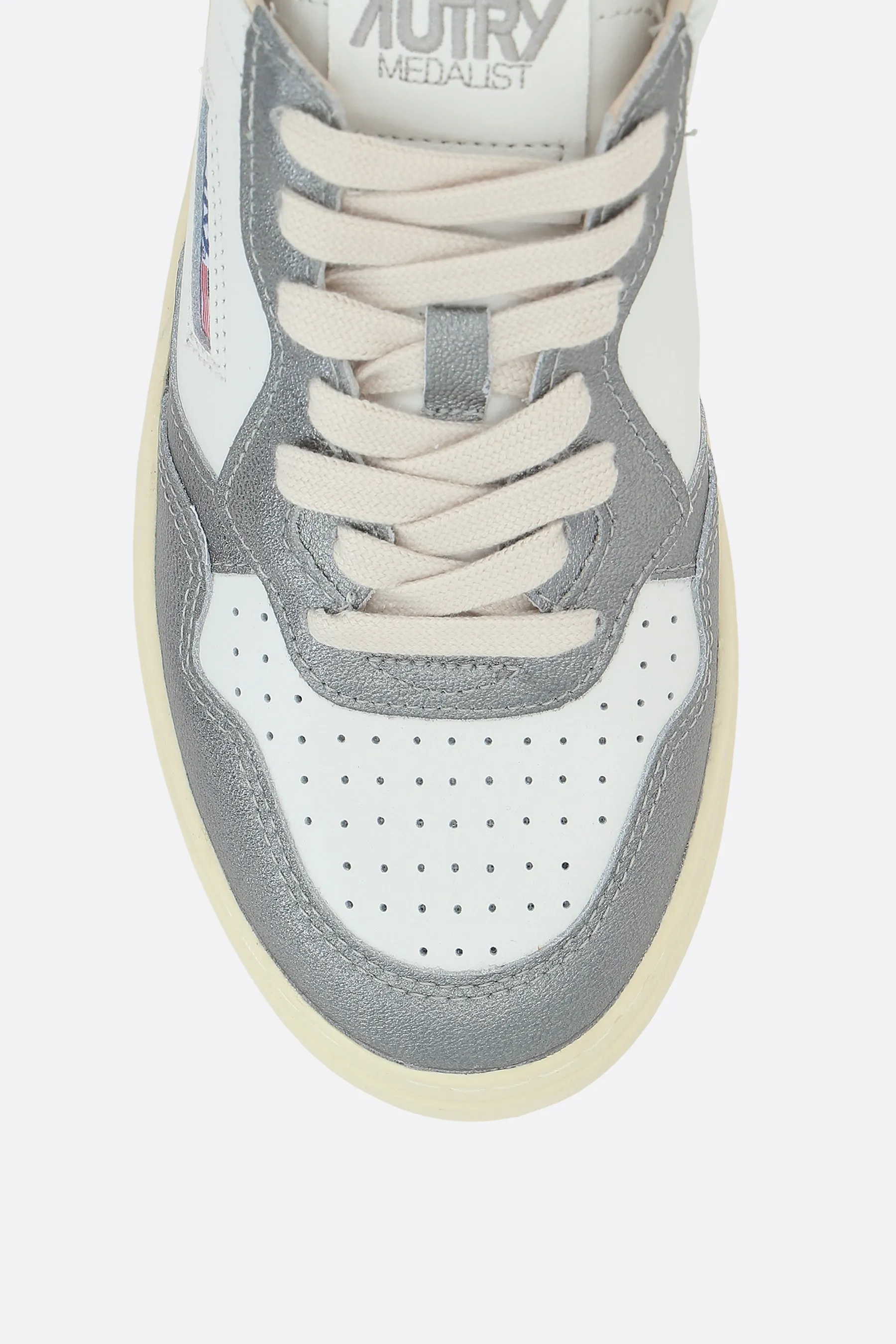 Autry Medalist sneakers in smooth and laminated leather