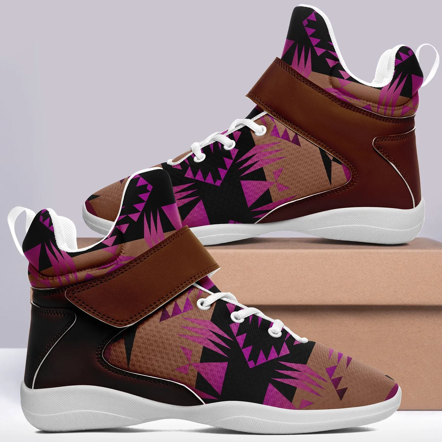 Between the Mountains Berry Ipottaa Basketball / Sport High Top Shoes