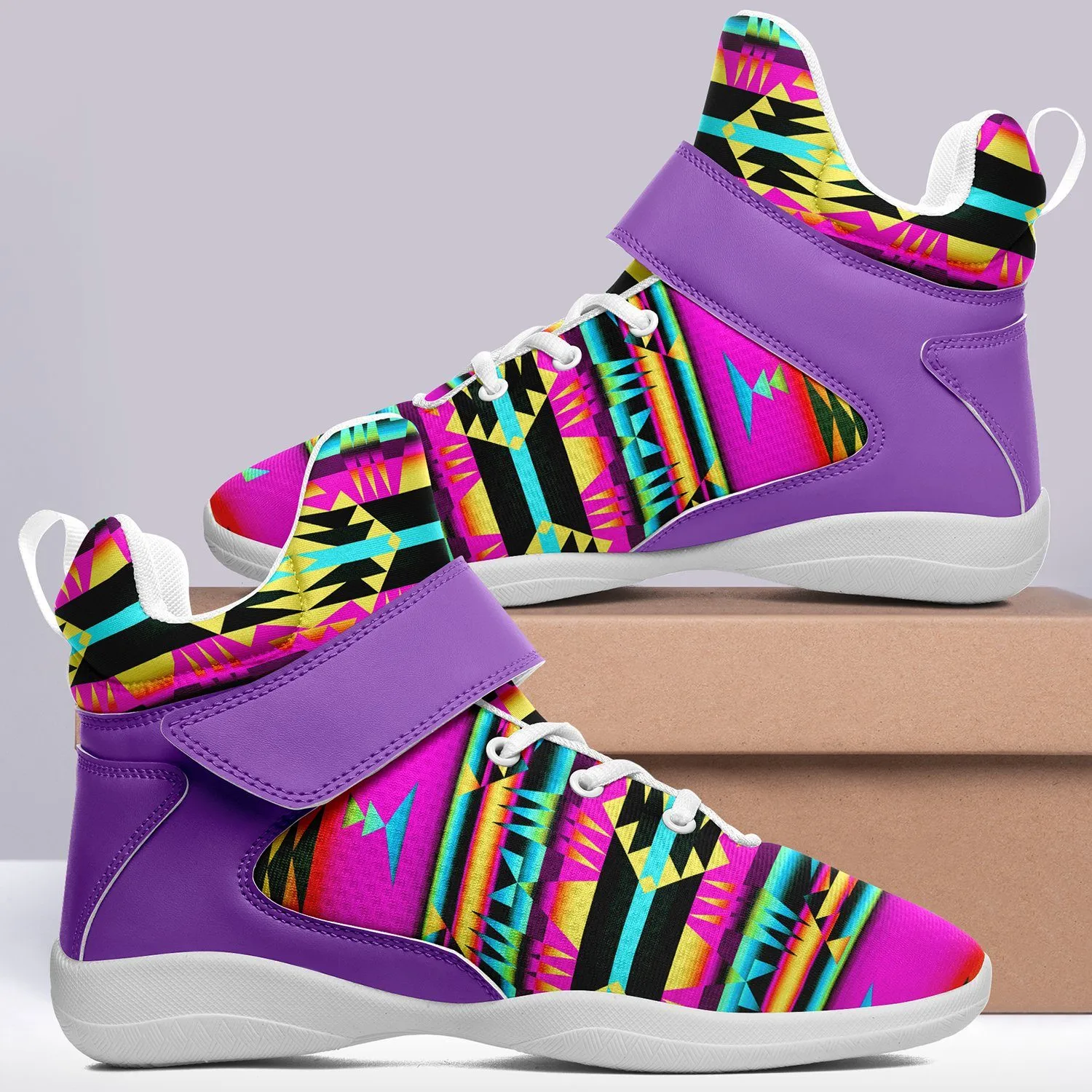 Between the Sunset Mountains Ipottaa Basketball / Sport High Top Shoes