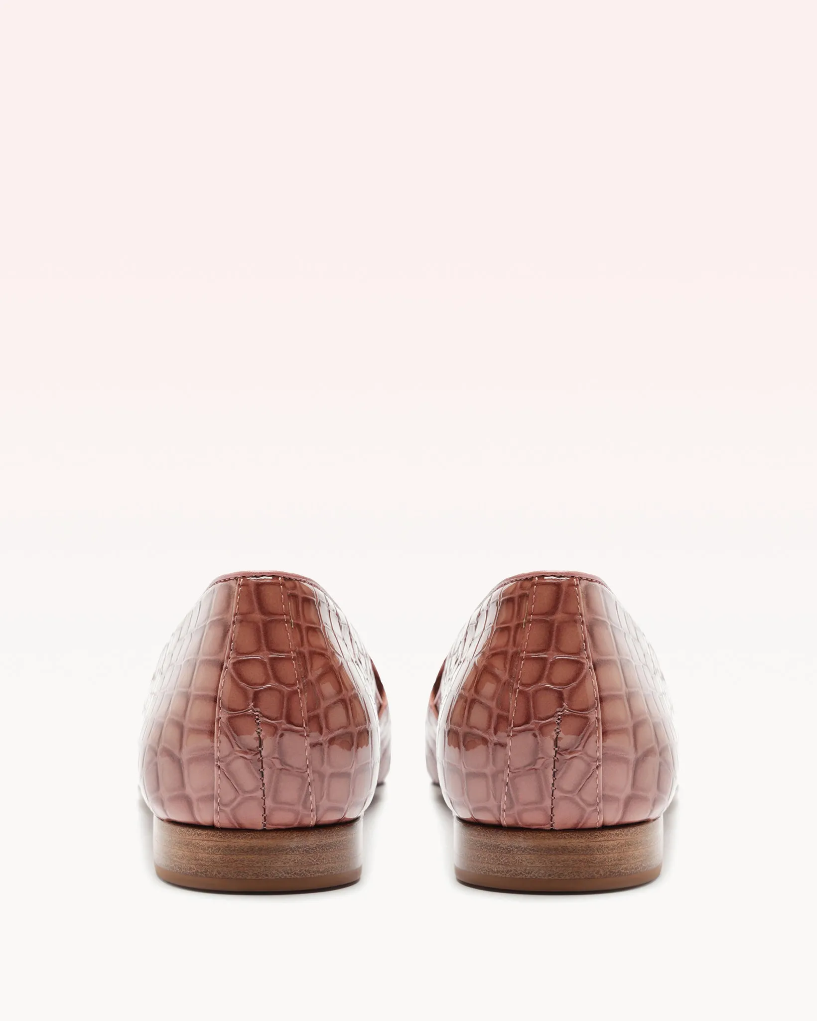 Clarita Belgian Crocco Loafer Clay