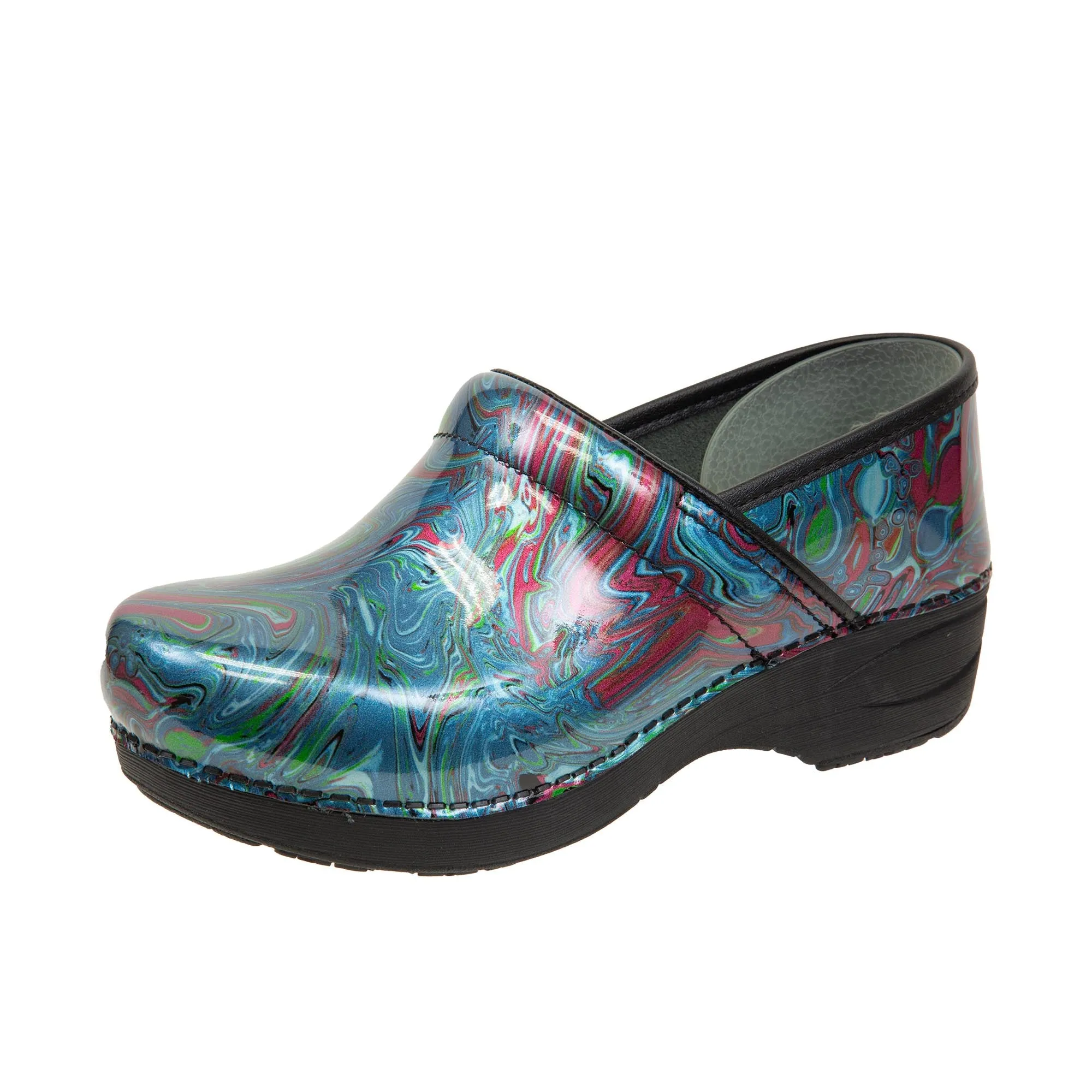 Dansko Womens XP 2.0 Marble Swirl Patent