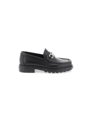 Duglas Chunky Leather Loafers