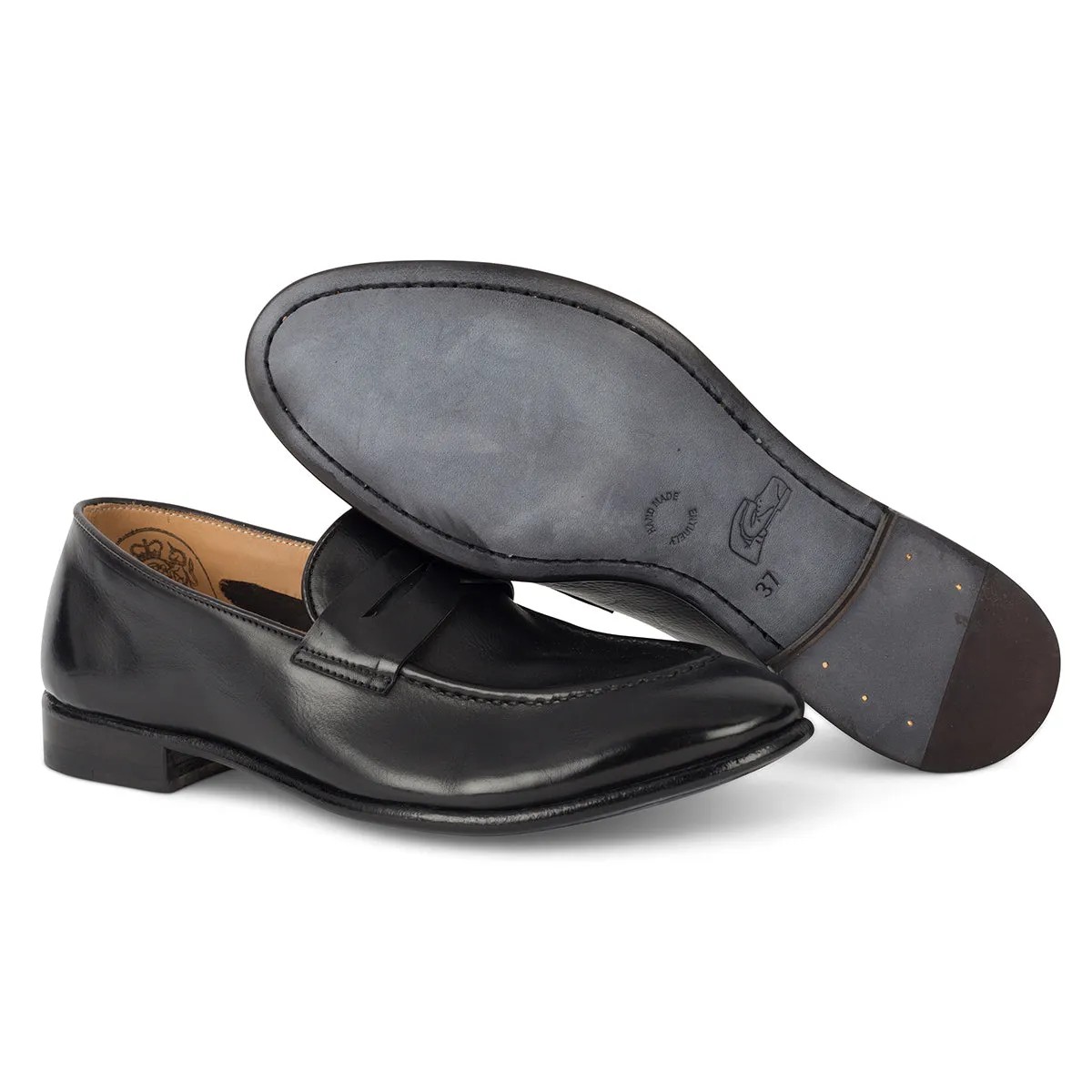 DUNIA 80013<br>Black loafers