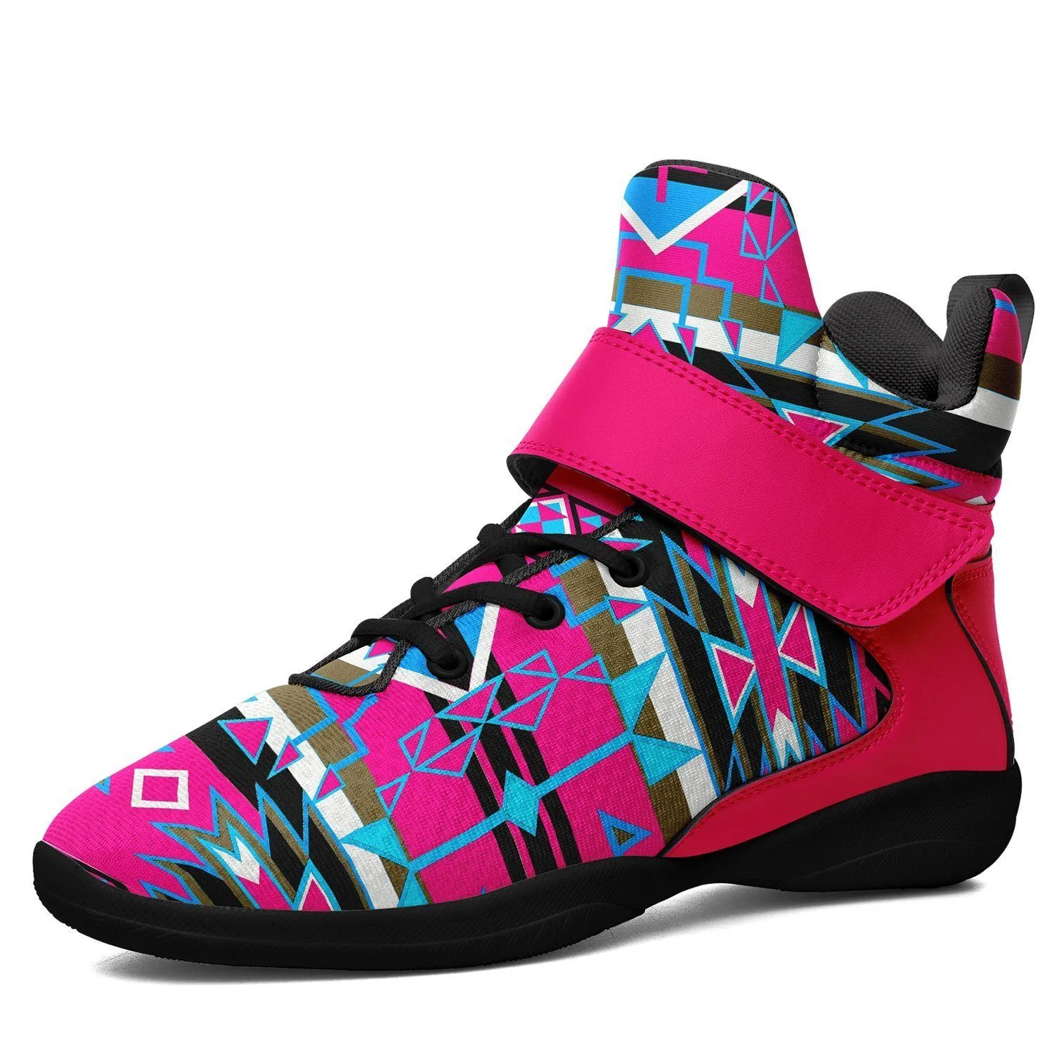 Force of Nature Sunset Storm Ipottaa Basketball / Sport High Top Shoes - Black Sole