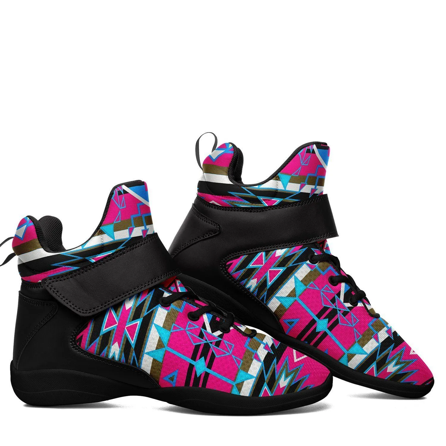 Force of Nature Sunset Storm Ipottaa Basketball / Sport High Top Shoes - Black Sole