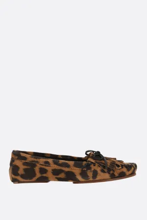 Indiana Loafers In Printed Suede