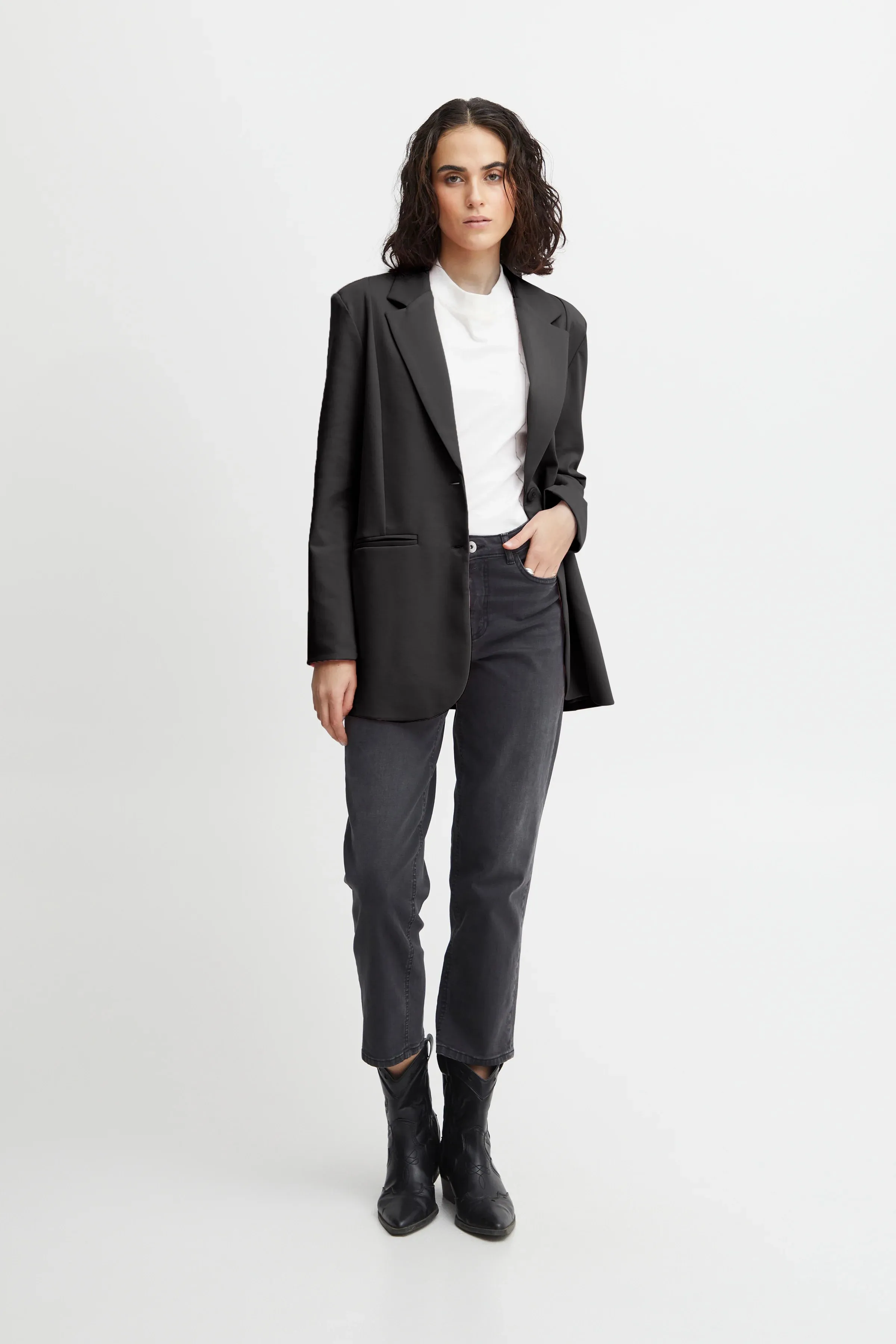 KATE OVERSIZED BLAZER (BLACK)