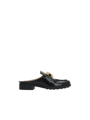 Monsieur Leather Mule Loafers