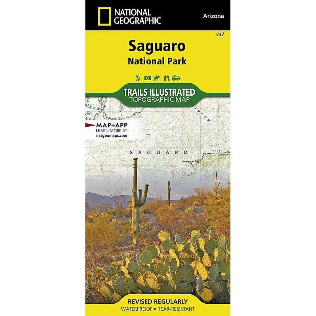 National Geographic Trails Illustrated Saguaro National Park Map