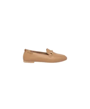 NERO GIARDINI WOMENS LEATHER LOAFERS