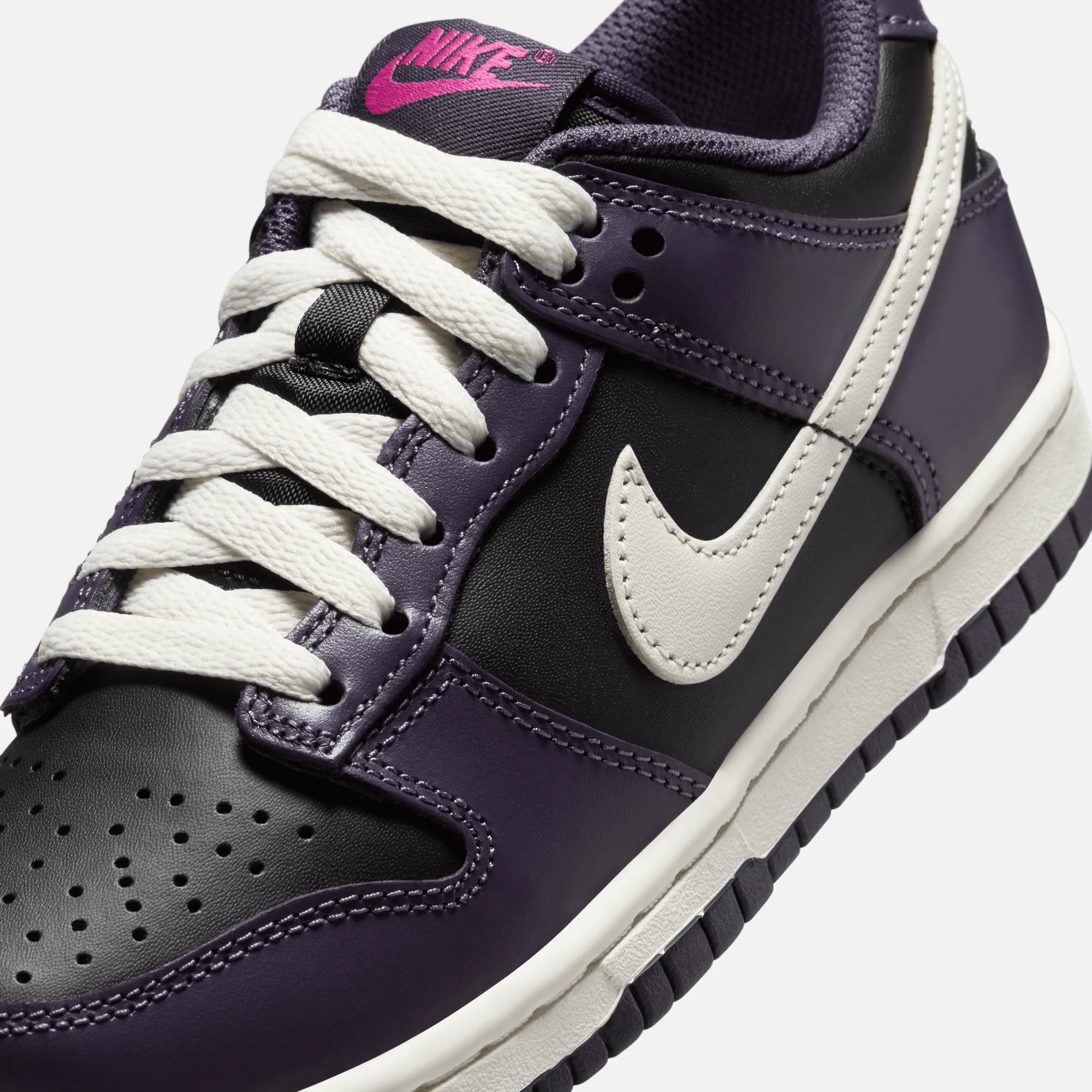 Nike Big Kids' Dunk Low Dark Raisin (GS)