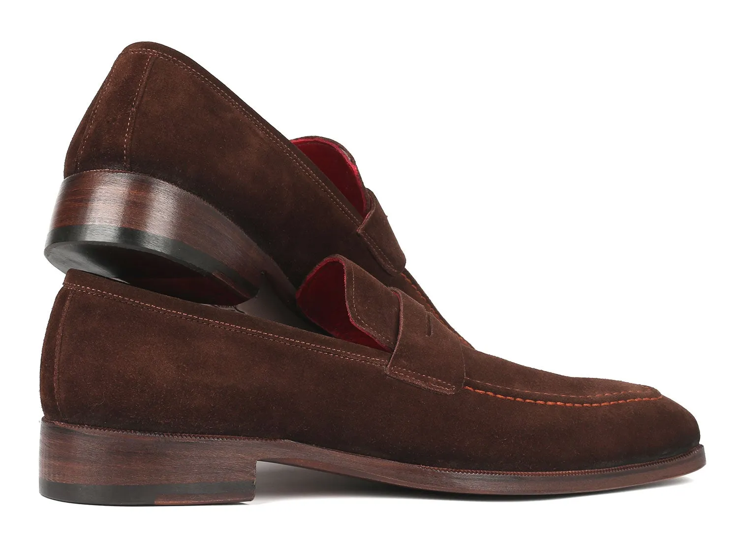 Paul Parkman Men's Brown Suede Loafers