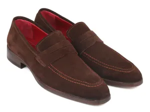 Paul Parkman Men's Brown Suede Loafers