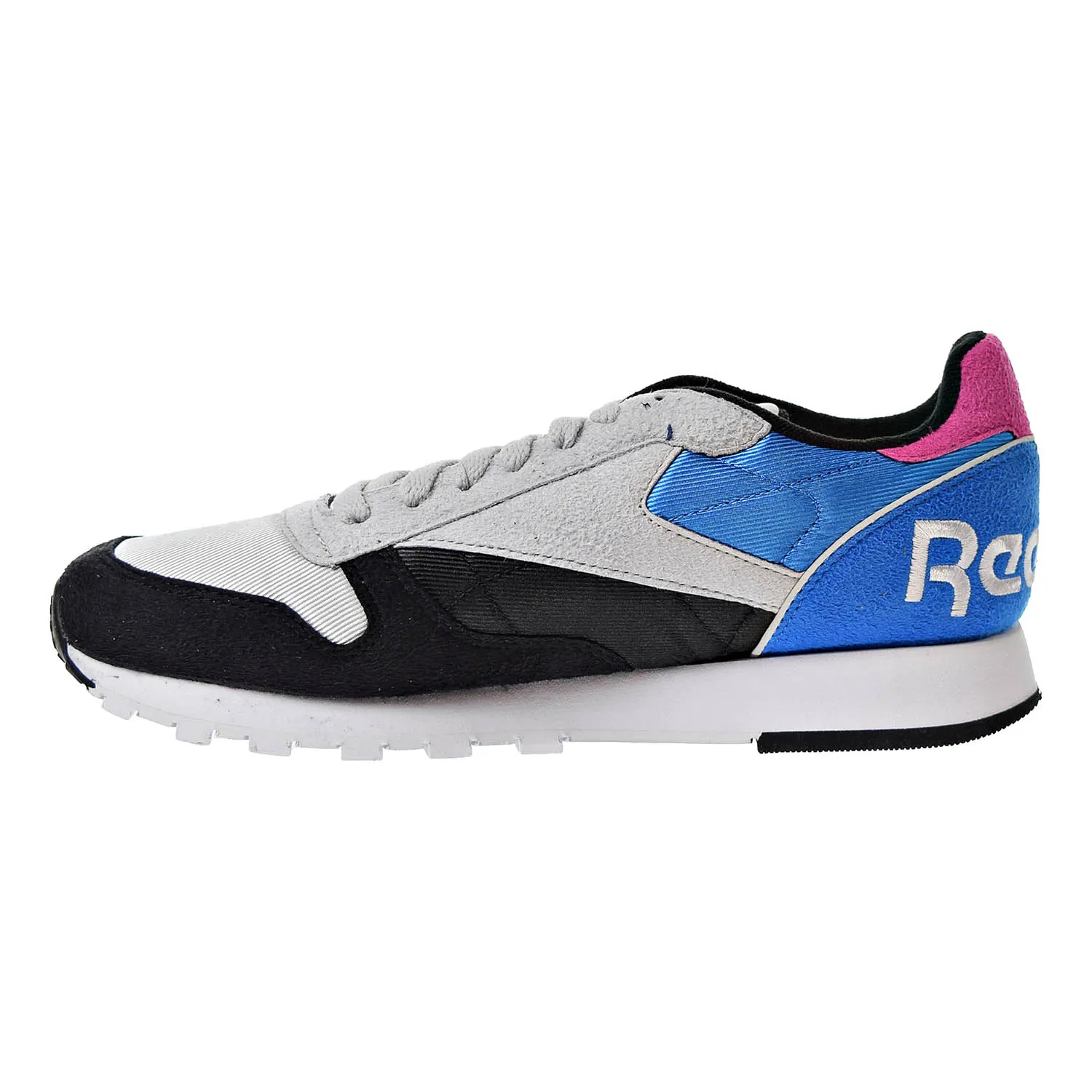 Reebok Classic Leather WB Men's Shoes Black/Skull Grey/Risk Blue