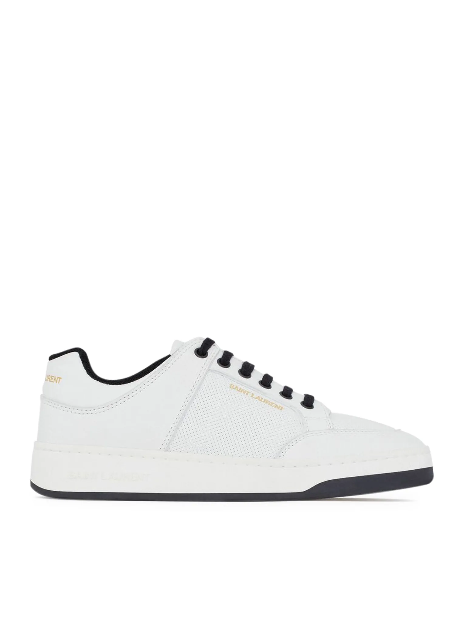 SL / 61 LOW SNEAKERS IN SMOOTH AND HAMMERED LEATHER