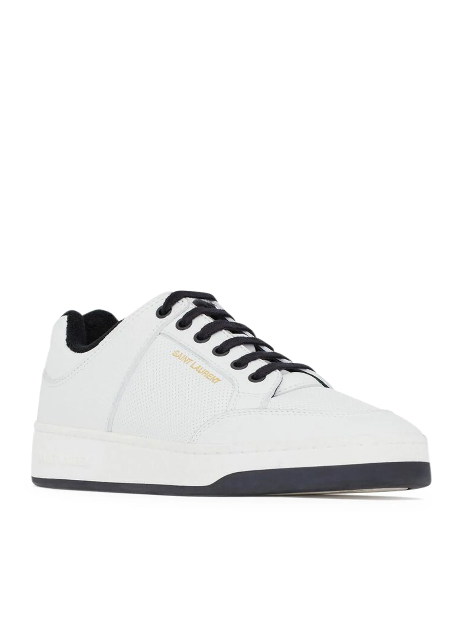 SL / 61 LOW SNEAKERS IN SMOOTH AND HAMMERED LEATHER