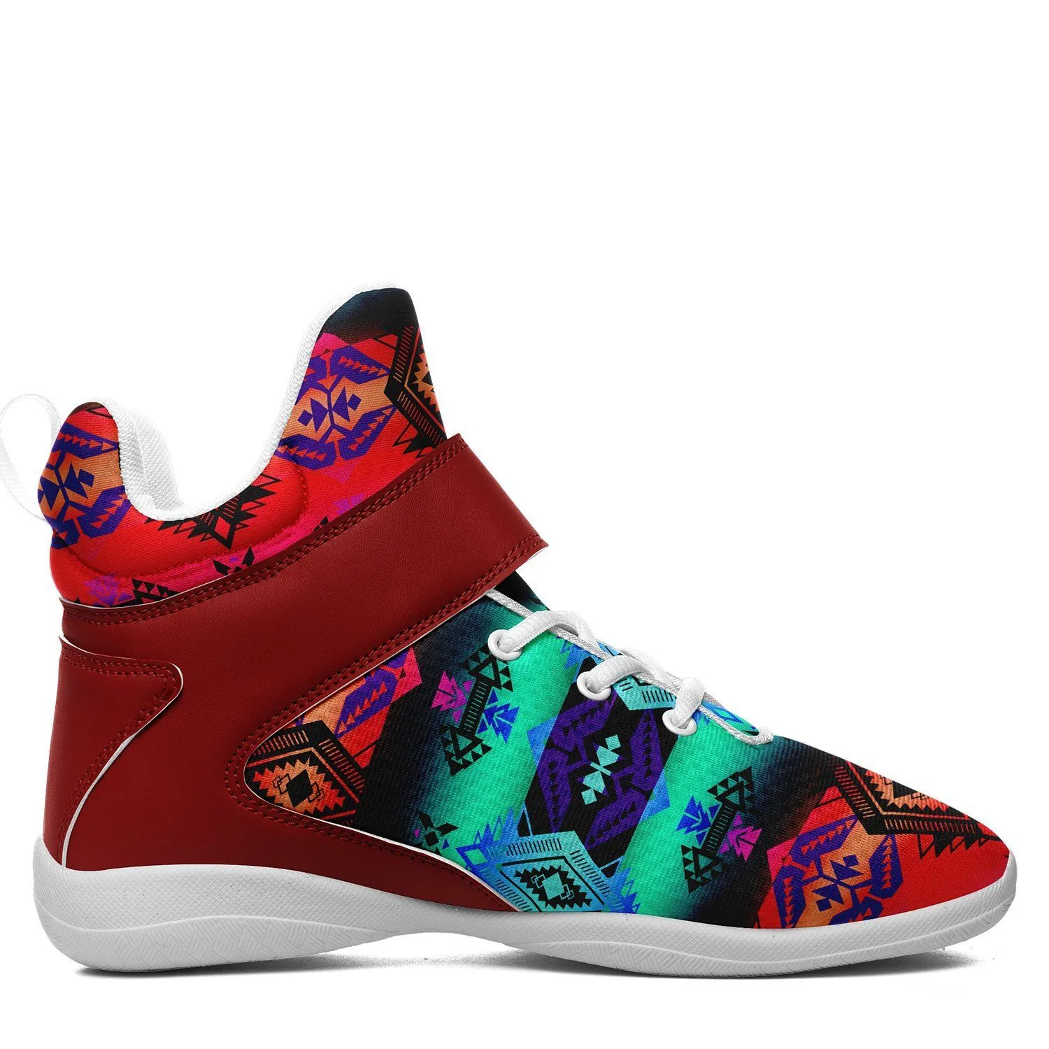 Sovereign Nation Sunrise Ipottaa Basketball / Sport High Top Shoes - White Sole