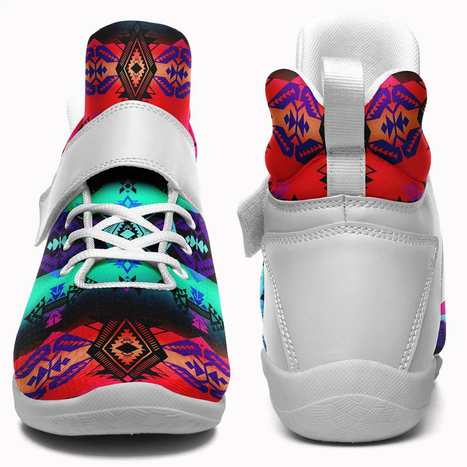 Sovereign Nation Sunrise Ipottaa Basketball / Sport High Top Shoes - White Sole