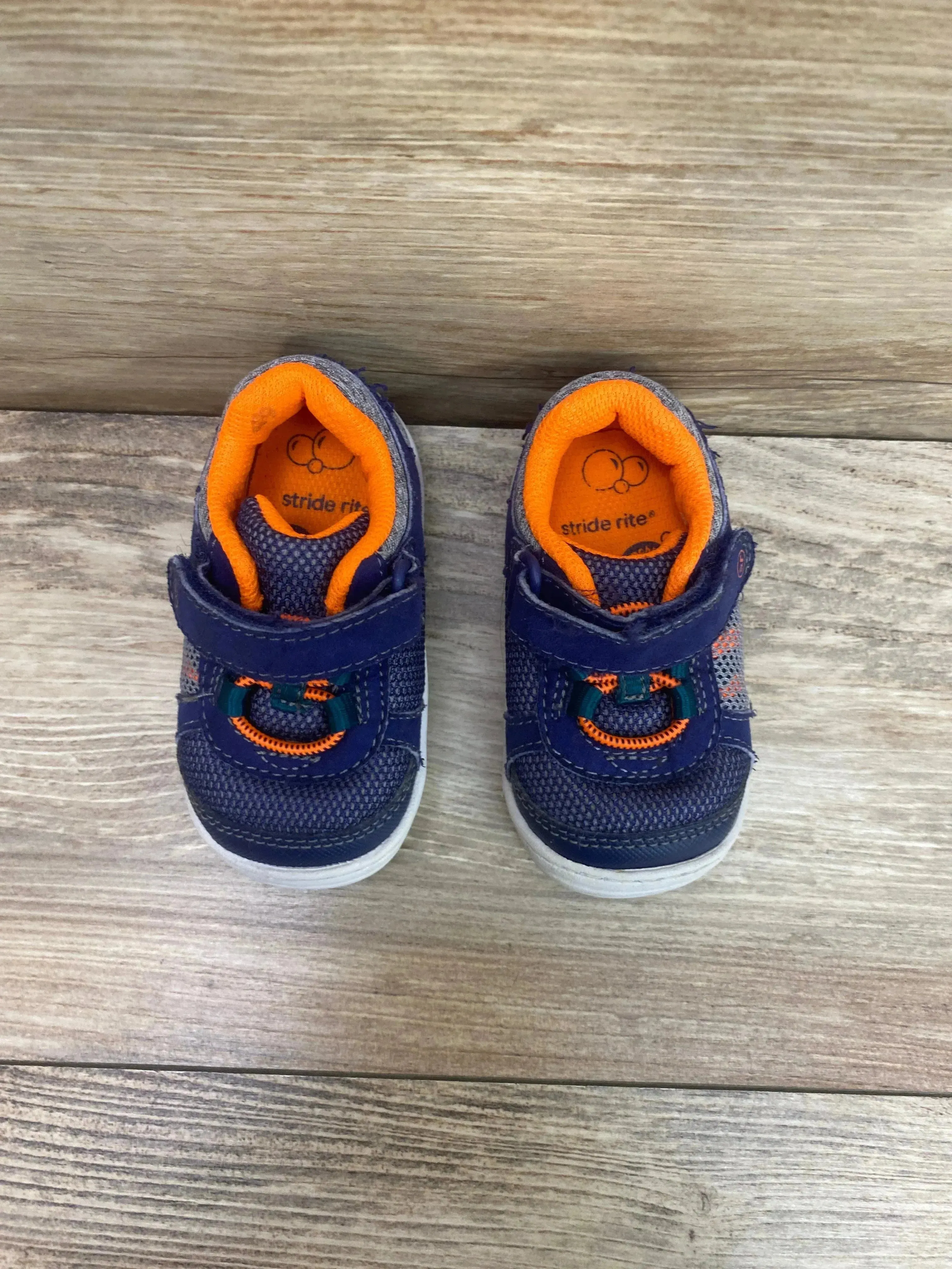 Stride Rite The Aspen Sneakers Blue Sz 4c