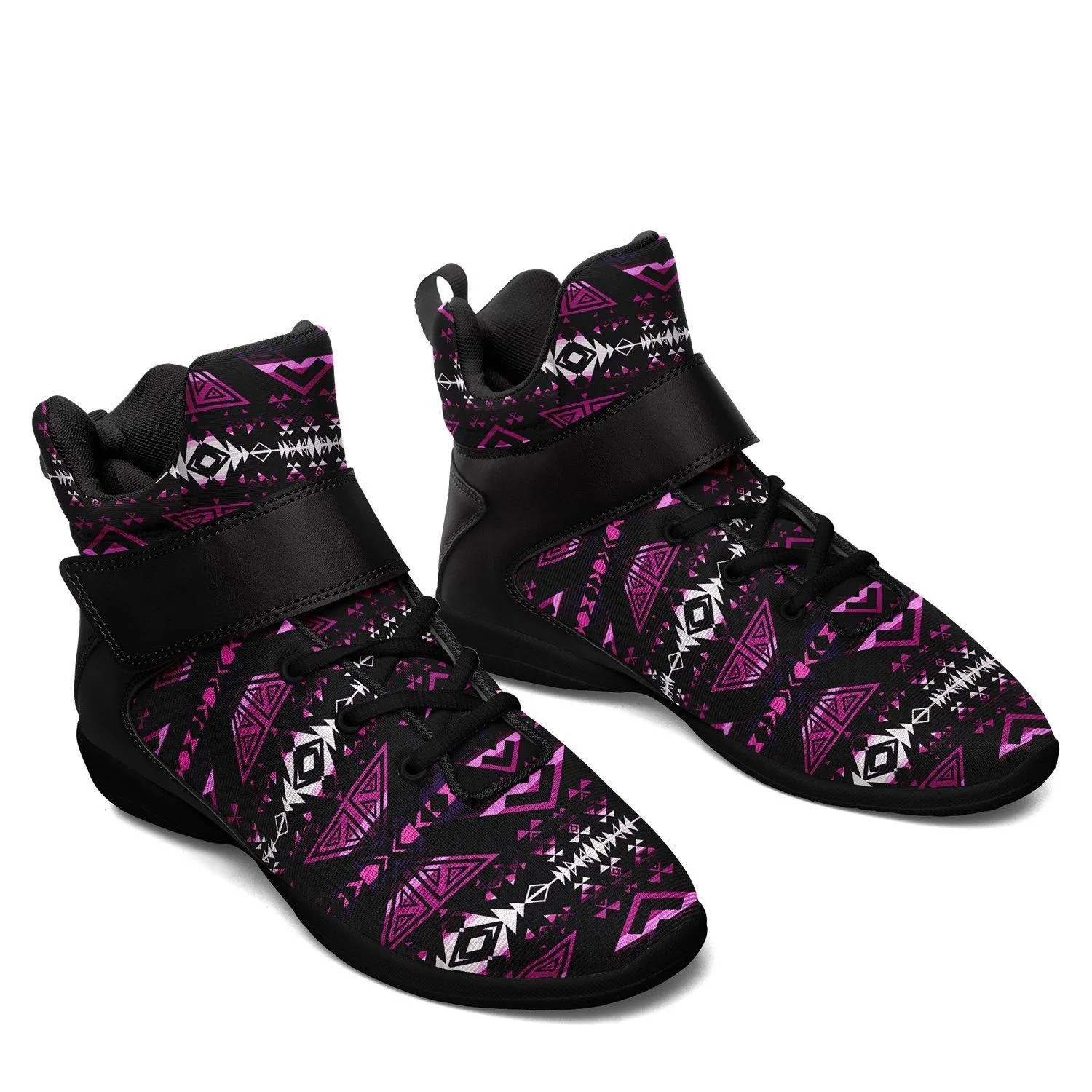 Upstream Expedition Moonlight Shadows Ipottaa Basketball / Sport High Top Shoes - Black Sole