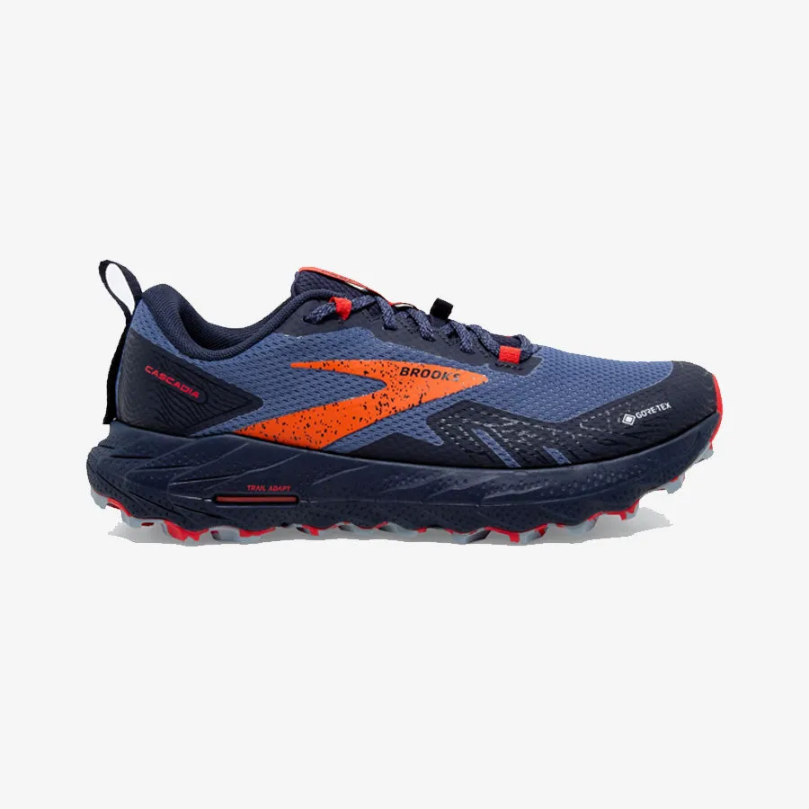 Women's Cascadia 17 GTX (Navy/Bittersweet)