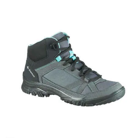 Women's walking boots - nh100 mid